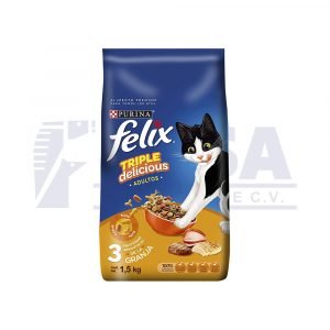 Felix Adultos Triple Delicious Granja - 1.5 kg