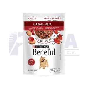 Beneful Sobre Adultos minis y pequeños - Carne y arroz salvaje