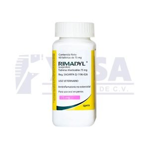 Rimadyl tabletas masticables - 75 mg
